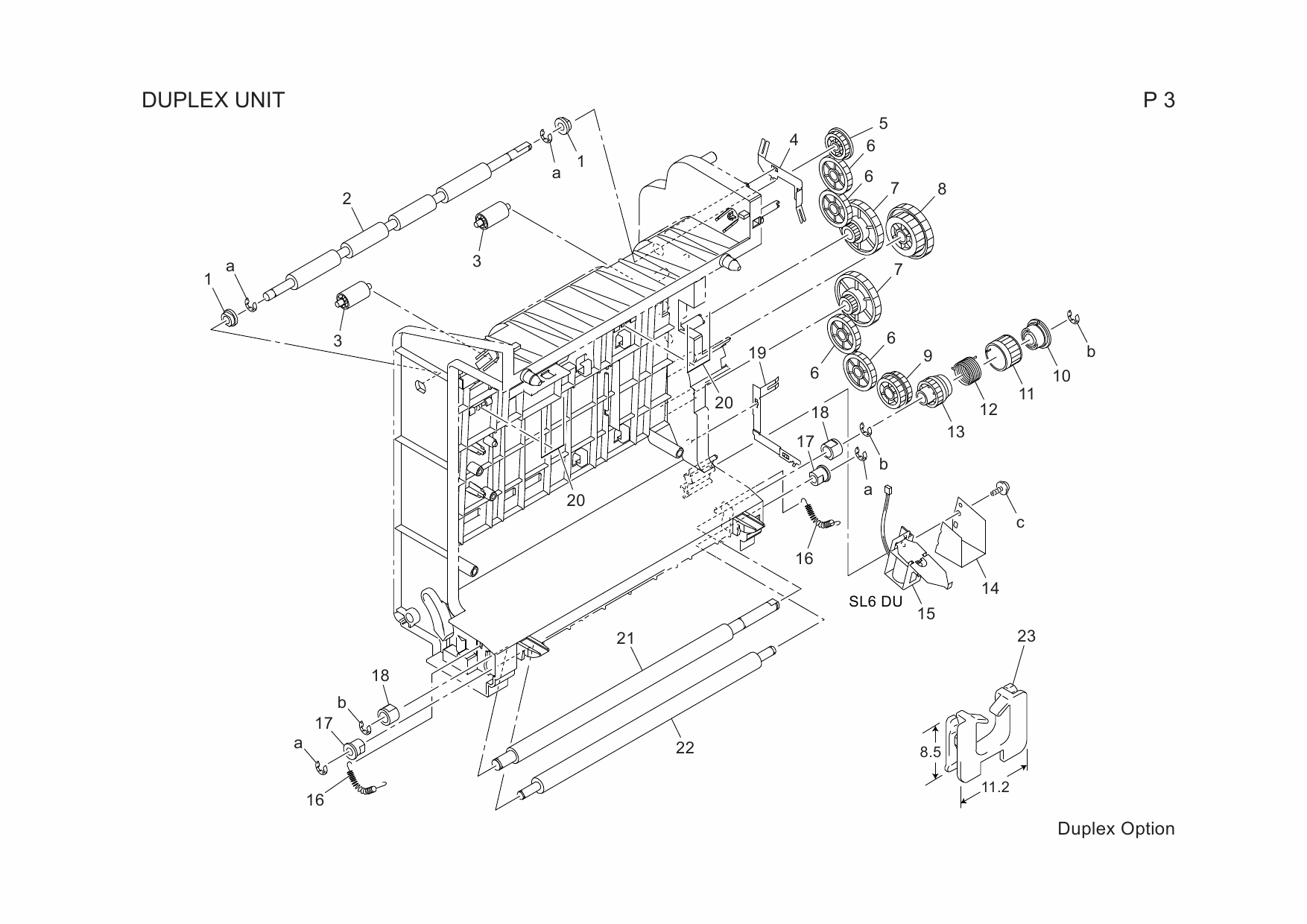 Konica-Minolta magicolor 2430DL 2450 Duplex-Option Parts Manual-5